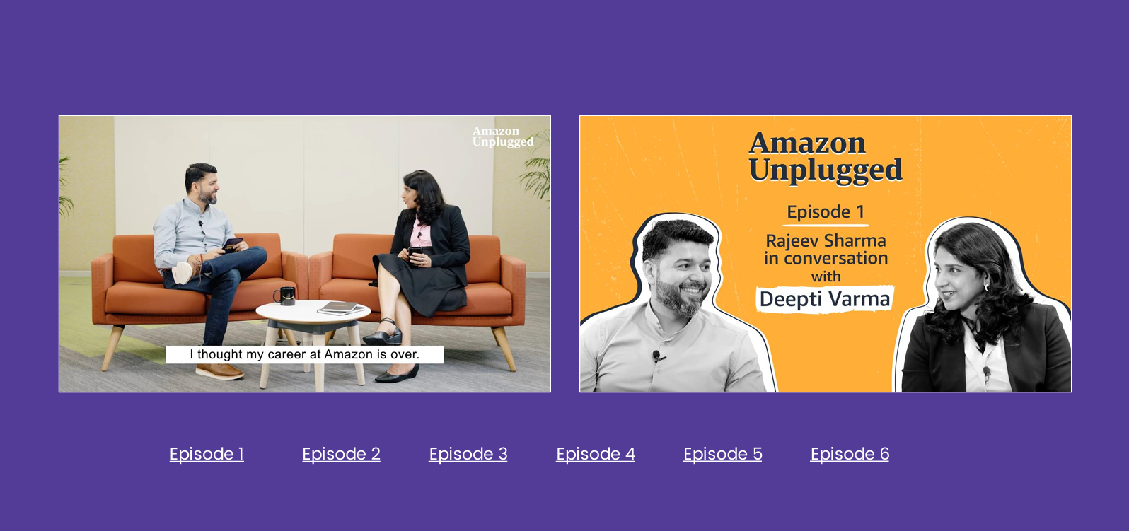 Amazon Unplugged podcast setup