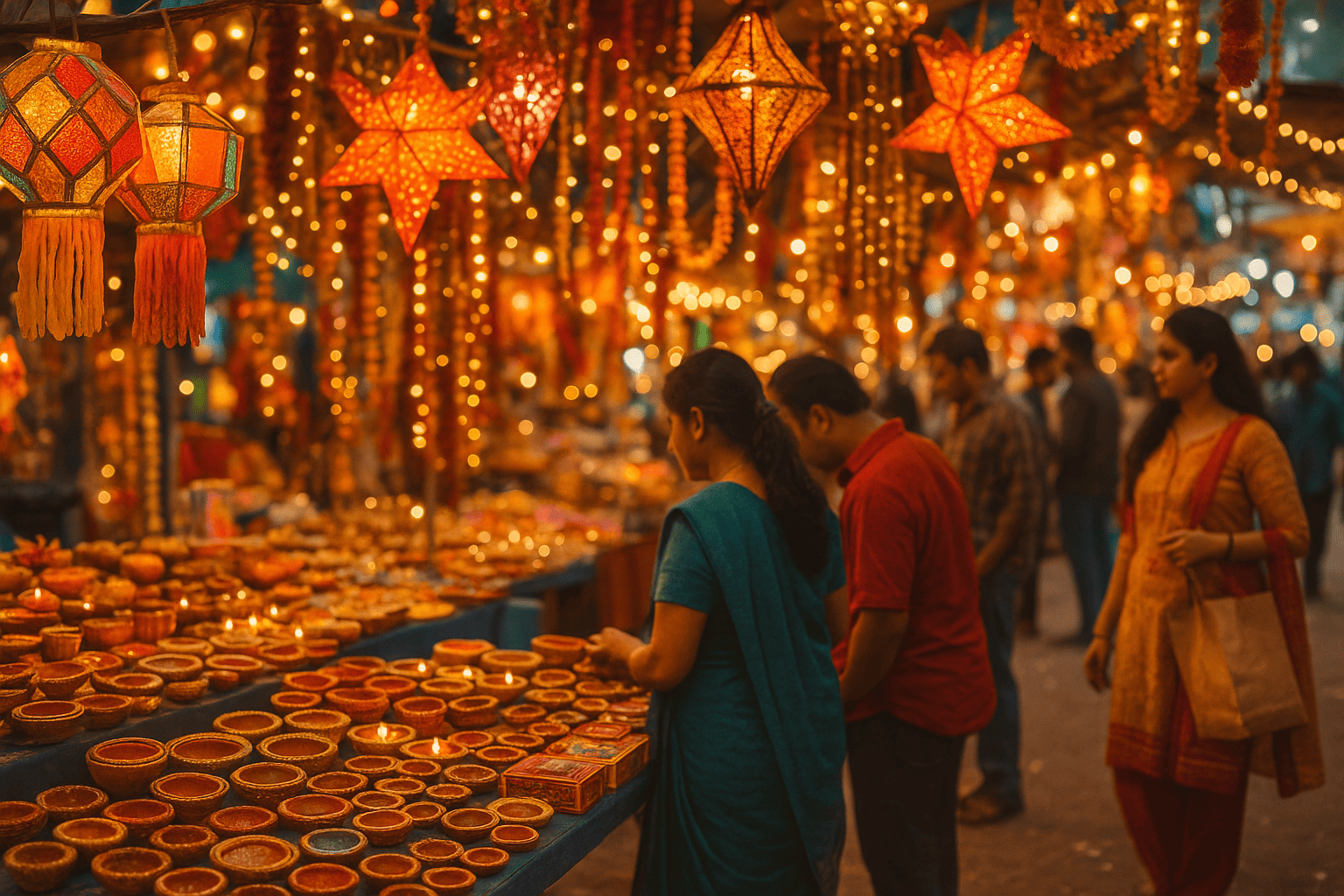 Diwali market