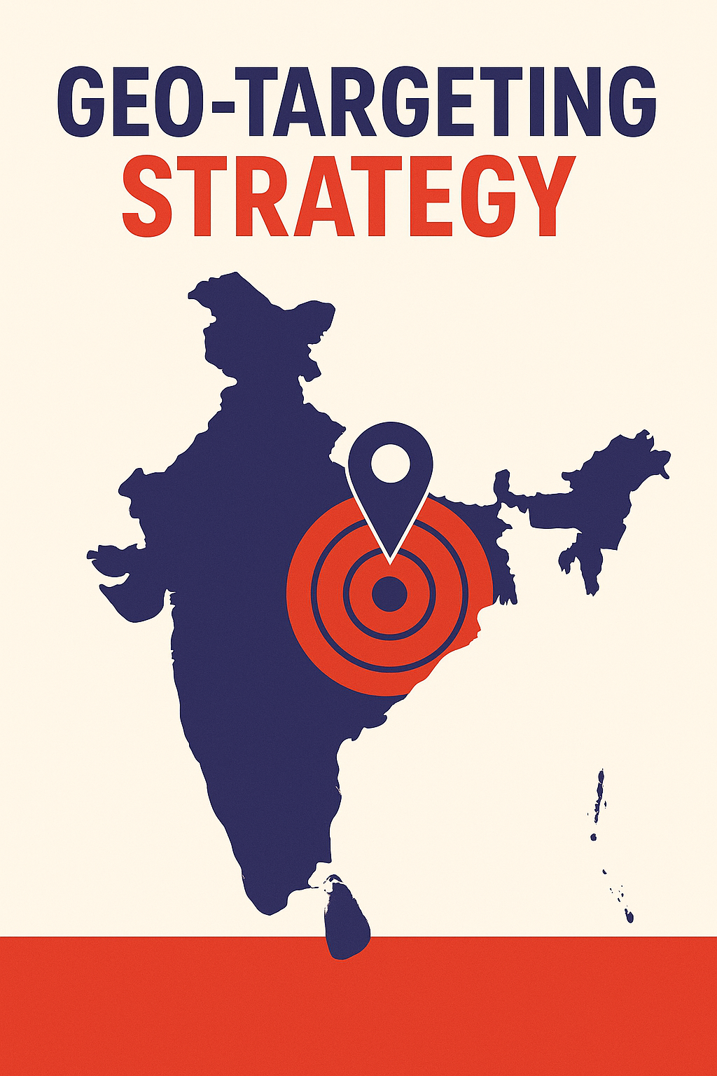 India map for geo targeting strategy