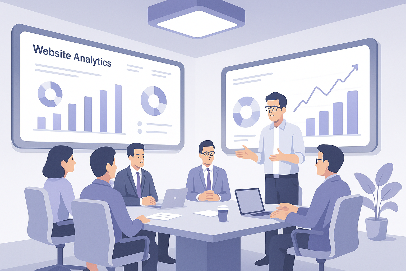 Team discussion and analytics dashboard