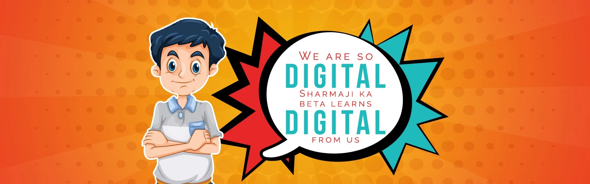 we are so digital Sharmaji ka beta learn digital from us
